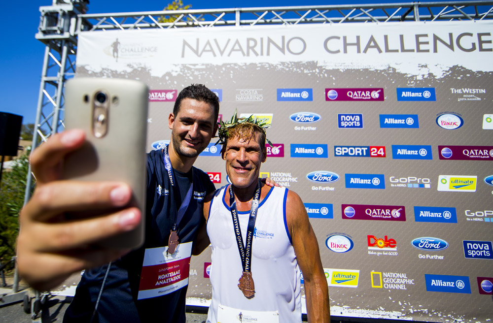 during the Navarino Challenge 2015 at Costa Navarino on September 13, 2015 in Romanos, Greece. (Photograph by Vladimir Rys)